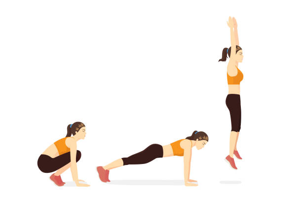 Burpee (sapaate) 10 Minute workout
