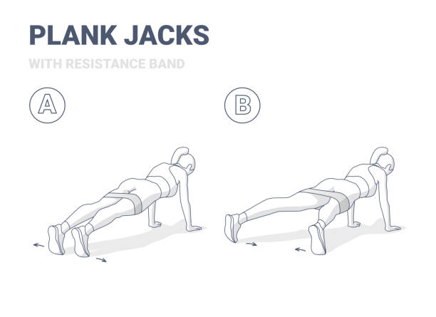 Plank Jacks 10 Minute workout